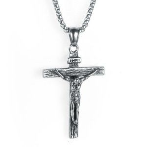 ❤️Classic Jesus Christian cross pendant necklace for women/men, N90201P201